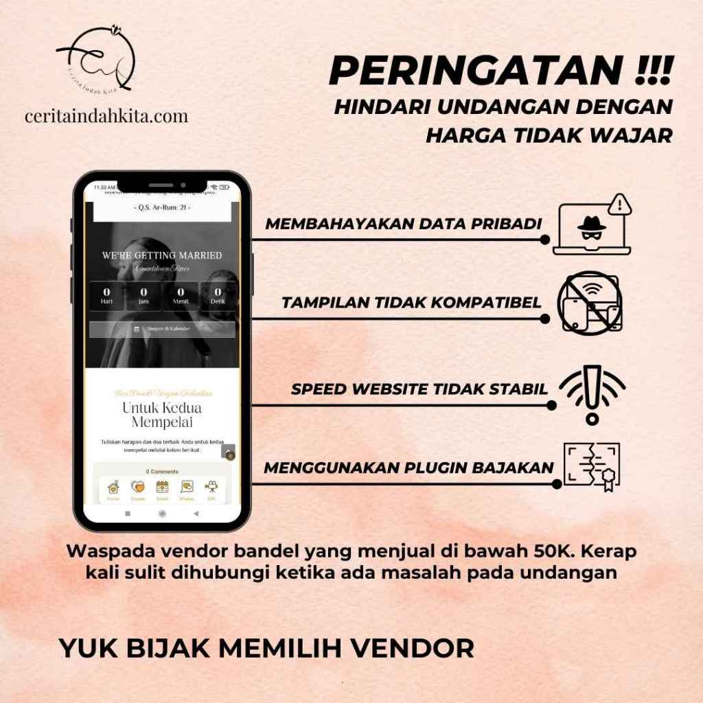 Ay00 Undangan Online Desain Full Fitur Bebas Revisi