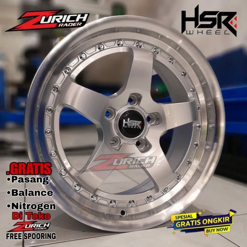 Velg Hsr Wheel Ring 17 Bob Untuk Mobil Xpander Juke Innova Ertiga Pelek R17 Work Meister
