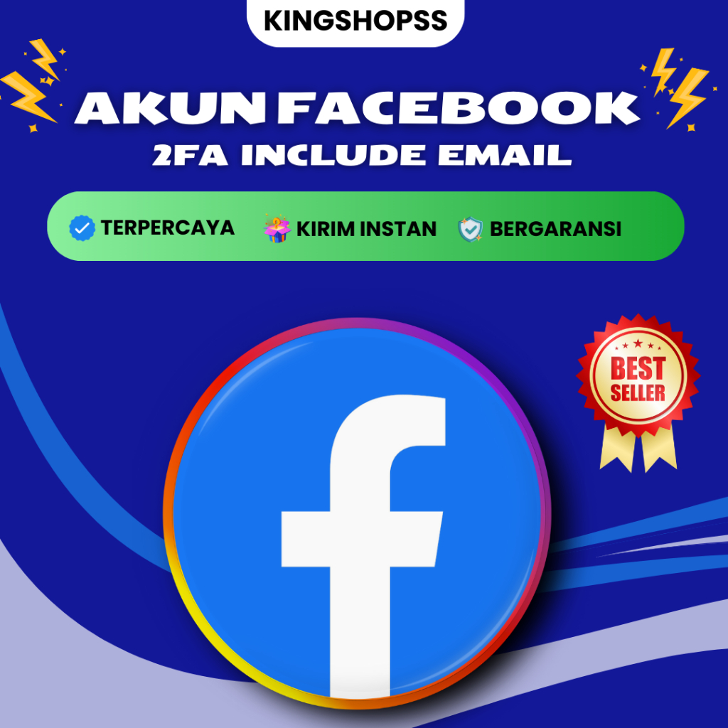 Akun facebook 2fa dengan akses email | akun fb | akun facebook email bisa diakses BERGARANSI