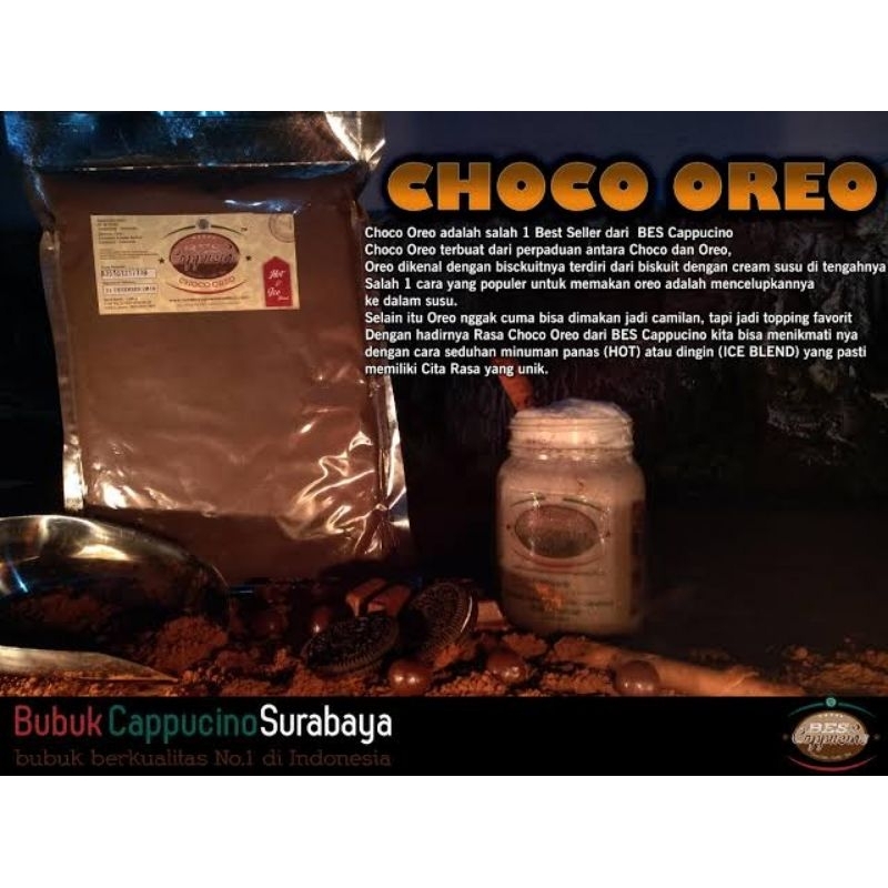 

Minuman Rasa Mix oreo (BES Cappucino)