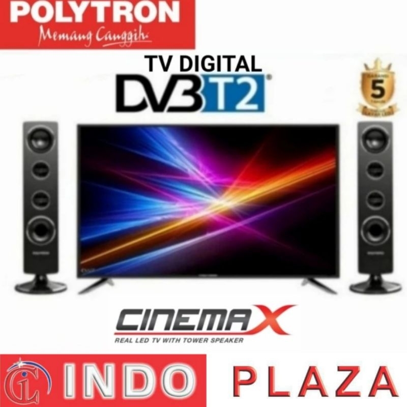 TV POLYTRON 32 INCH DIGITAL DVB T2 PLD-32TV0755 / 1855 (KHUSUS MEDAN)