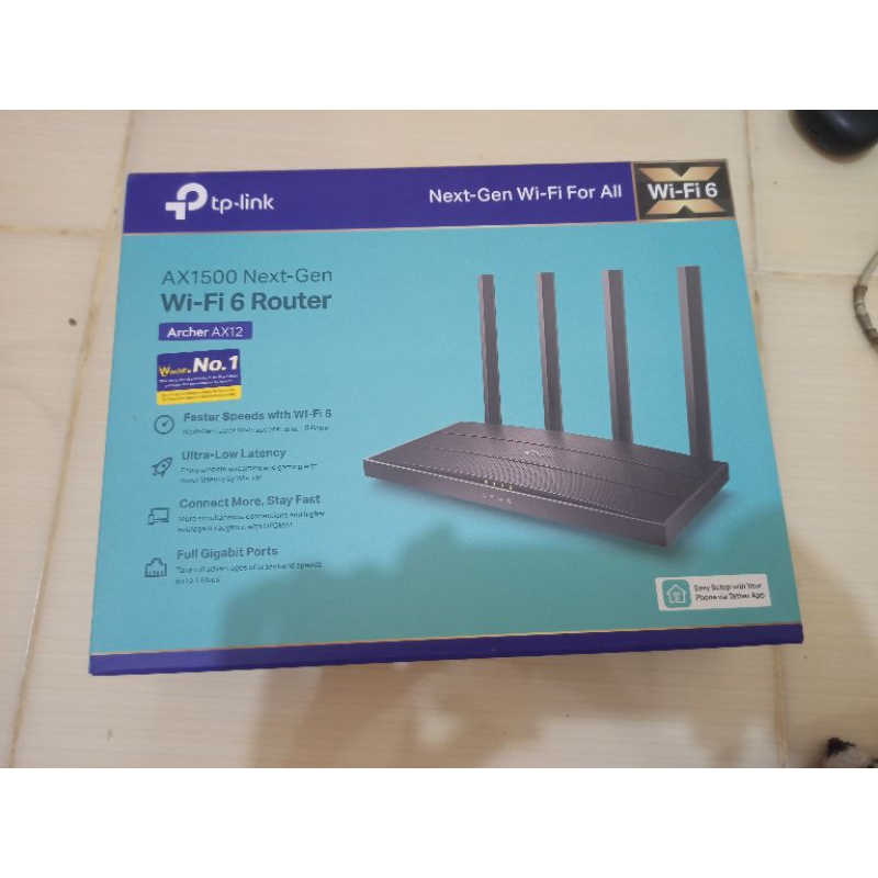 ROUTER WI-FI tp-link archer AX12 WIFI 6 dual gigabands