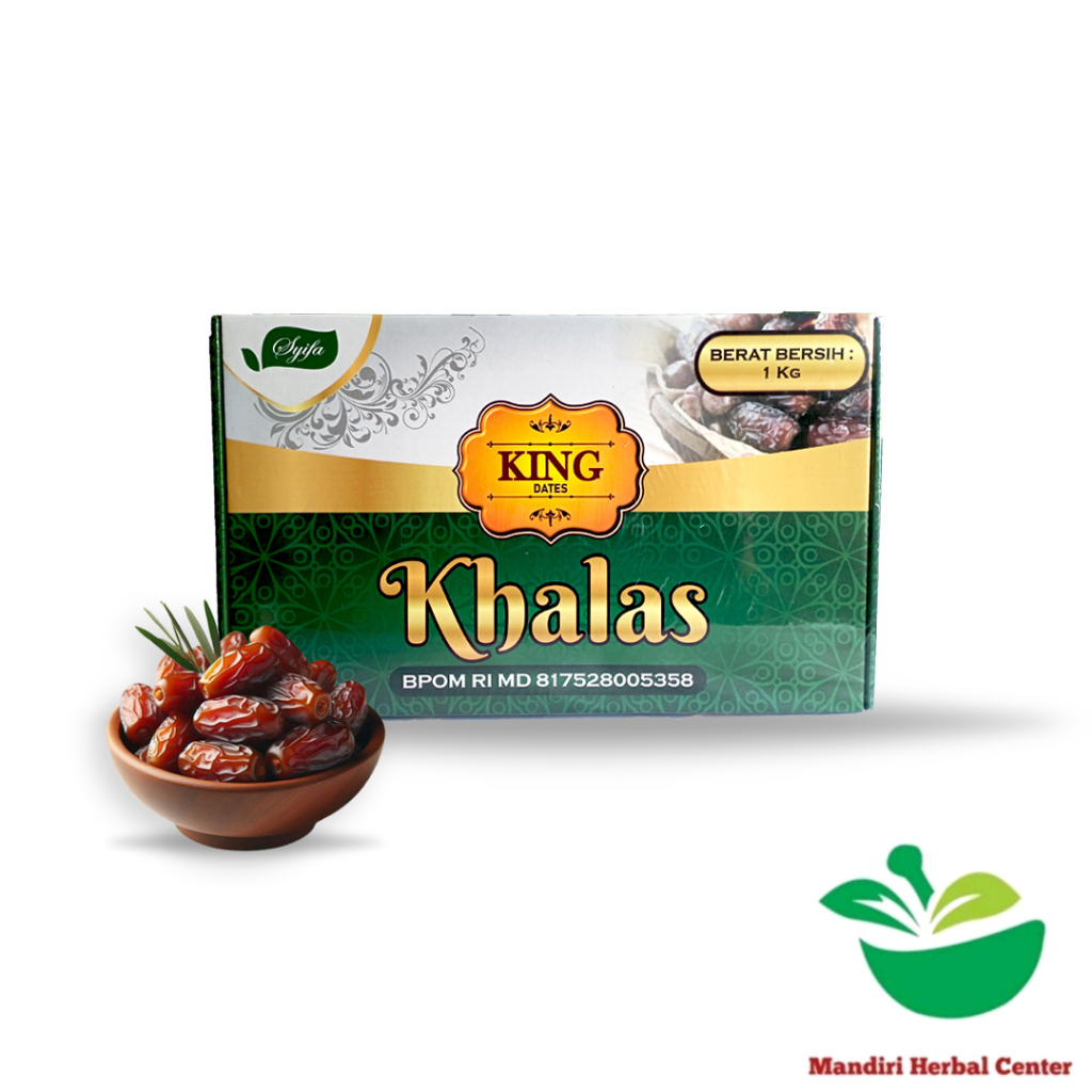 

Kurma Khalas 1 KG Syifa King Dates Original Buah Kurma