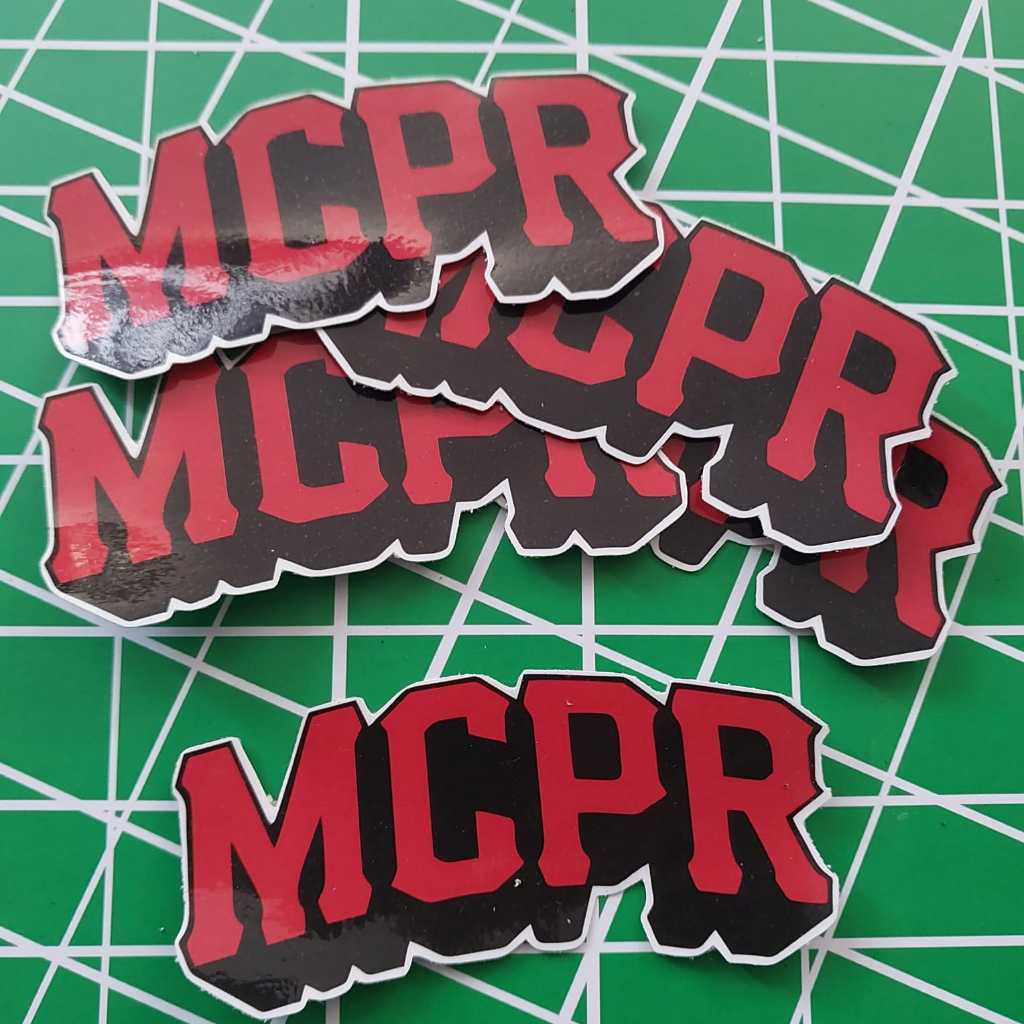 

STIKER MCPR - STICKER MUSIK BAND POP PUNK ROCK vinyl anti air, helm laptop koper