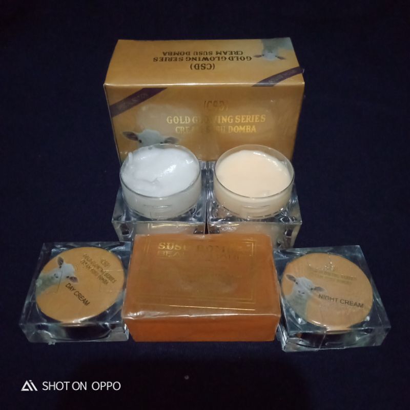 Csd Gold Mds Paket Whitening Cream Susu Domba MDS Sudom Krim Susu Domba Cream CSD 30 GRAM // Paket C