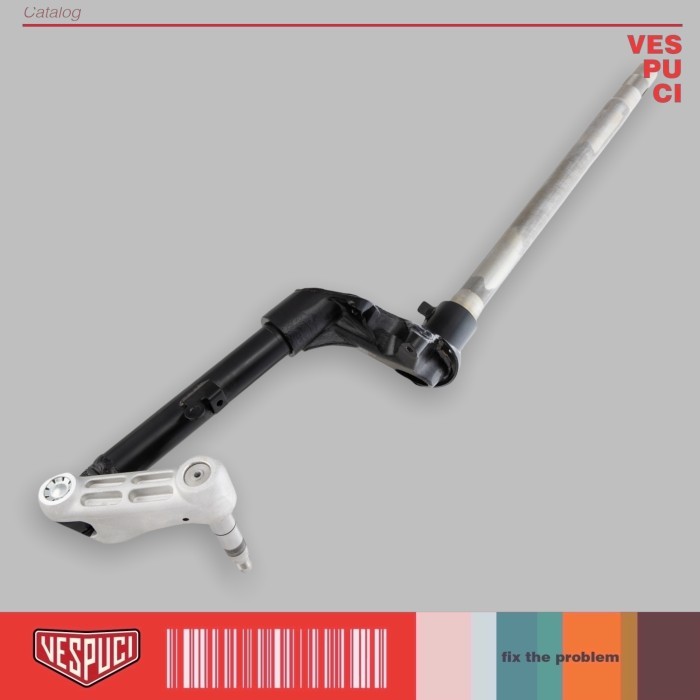 Pork Fork Set Steering Tube Original Piaggio for Vespa Matic Metik Matik Sprint Primavera 3V iGet