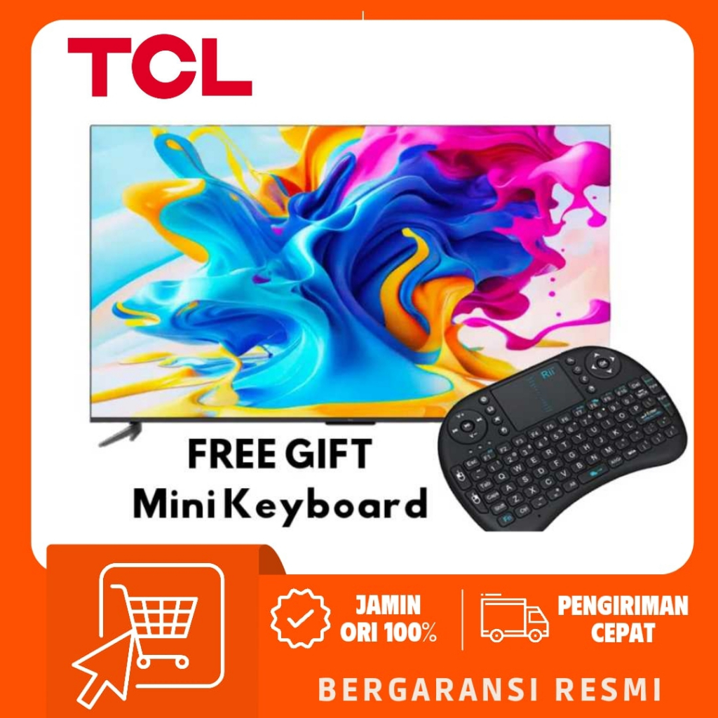 TCL Google TV 55C645 QLED 4K UHD 55 INCH C645 SMART TV HDR10 DOLBY BONUS MINI KEYBOARD