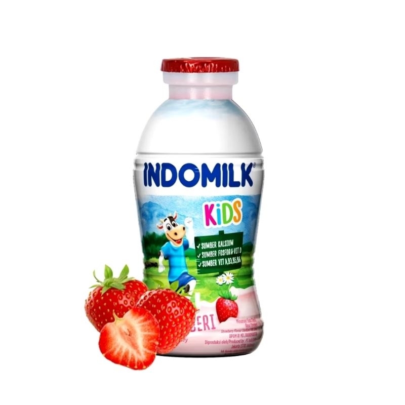 

Indomilk Stroberi Botol 190 ml
