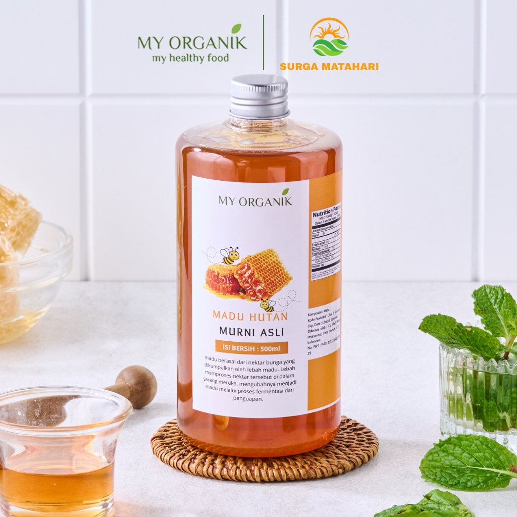 

My Organik Madu Hutan Organik Murni Asli Hutan Premium Pure Original Natural Forest Honey