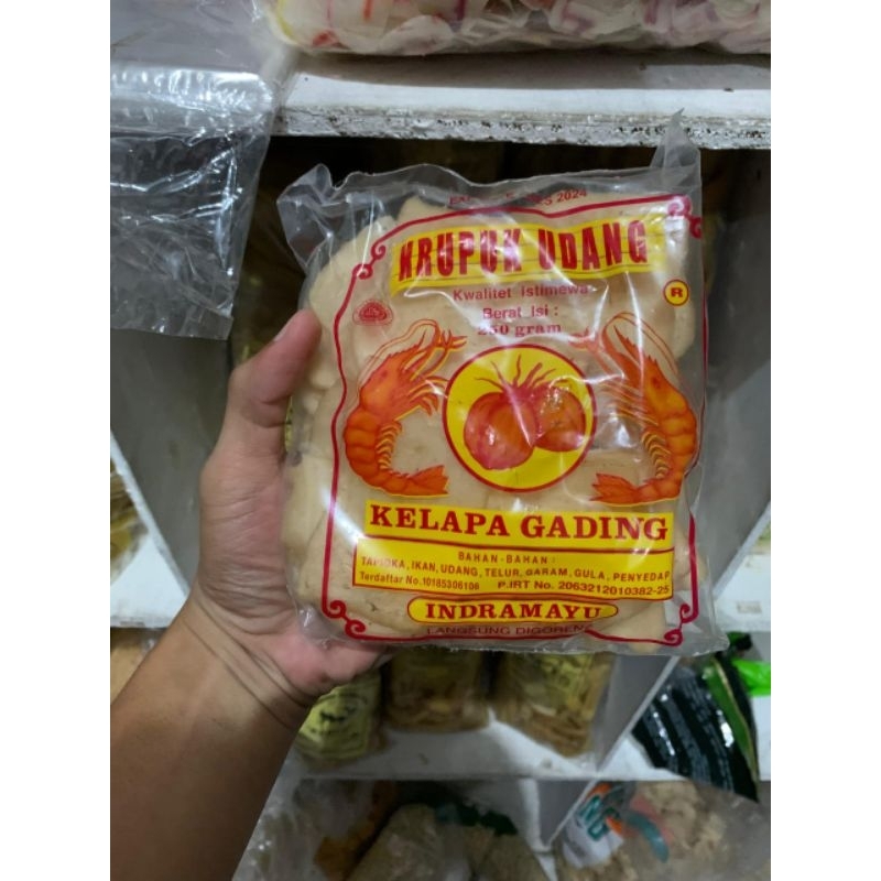 

250gram/1bungkus kerupuk mentah indramayu