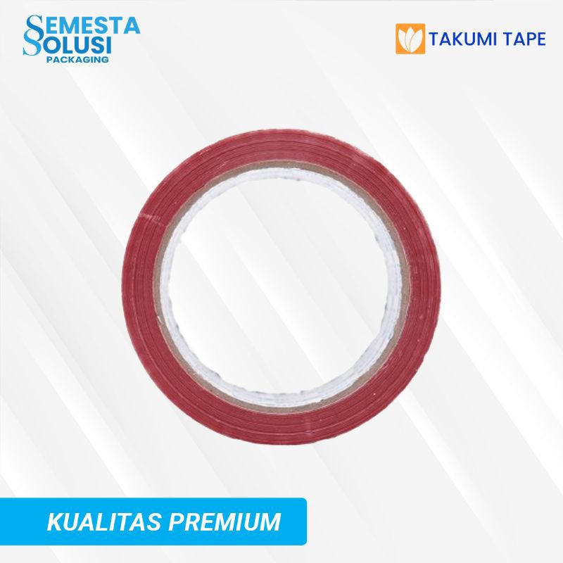 

Lakban Fragile 45 mm x 100 Yard - Merah Full - Takumi Tape