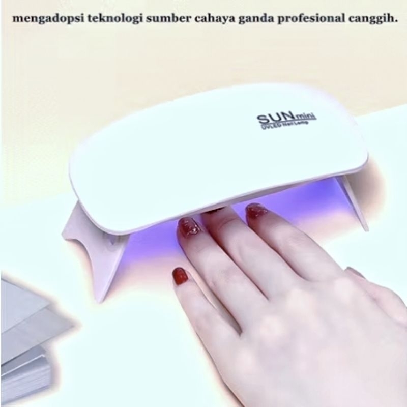 Lampu pengering kutek gel uv sun mini lampu led sinar uv