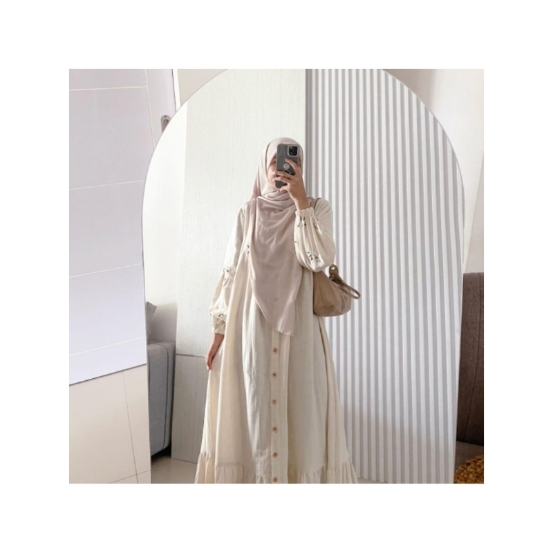 Tyara Dress by Latasha Outfit | Gamis Bordir Ironless