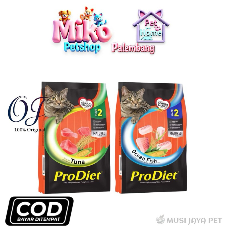 Makanan Kucing Prodiet Dry Food Adult 1.5kg