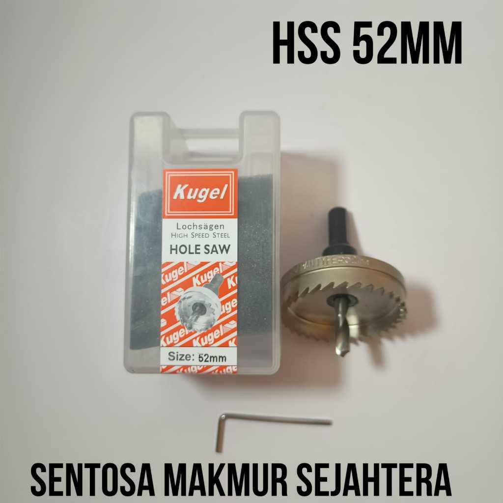 Hole Saw 52mm Holesaw HSS Besi 52 mm Mata Bor Besi 52mm