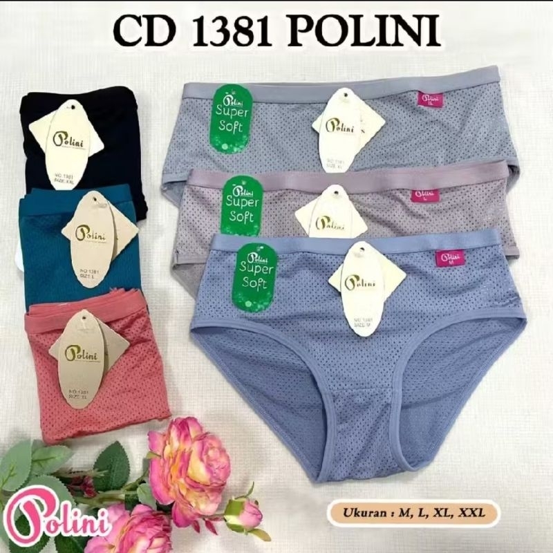 CELANA DALAM WANITA POLINI IMPORT SUPER SOFT BERPORI