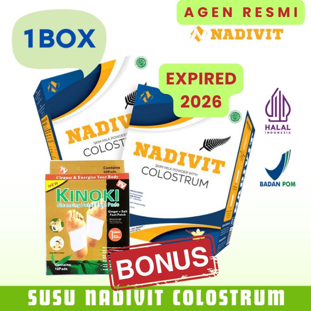 

Susu Nadivit Colostrum Kolostrum Syaraf Kejepit HNP Best Seller Original