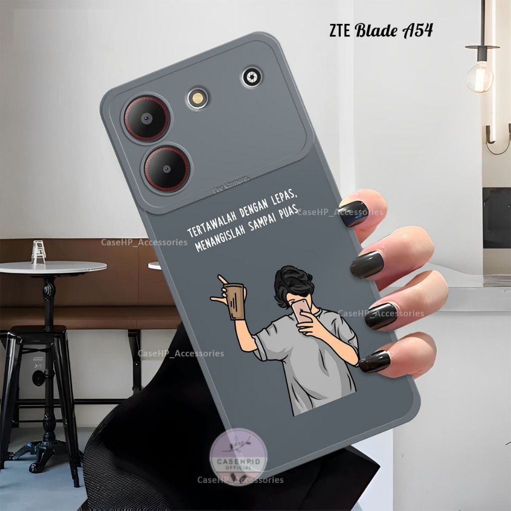 Softcase Hp ZTE Blade A54 Terbaru 2024 Case ZTE Blade A54 - Casing ZTE Blade - Kesing Pro Kamera - S