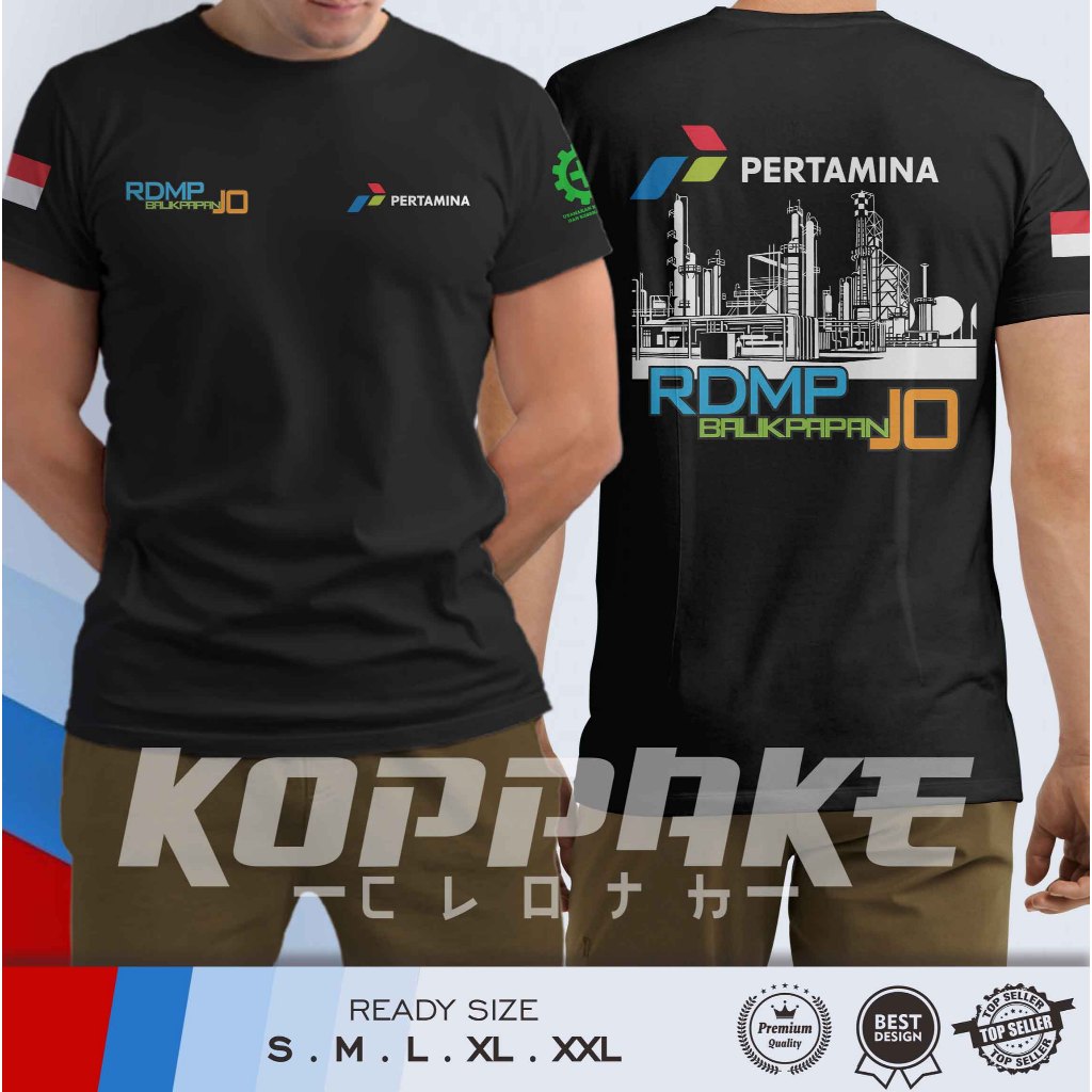 Kaos RDMP Balikpapan JO Kilang Minyak Pertamina Baju Perusahaan