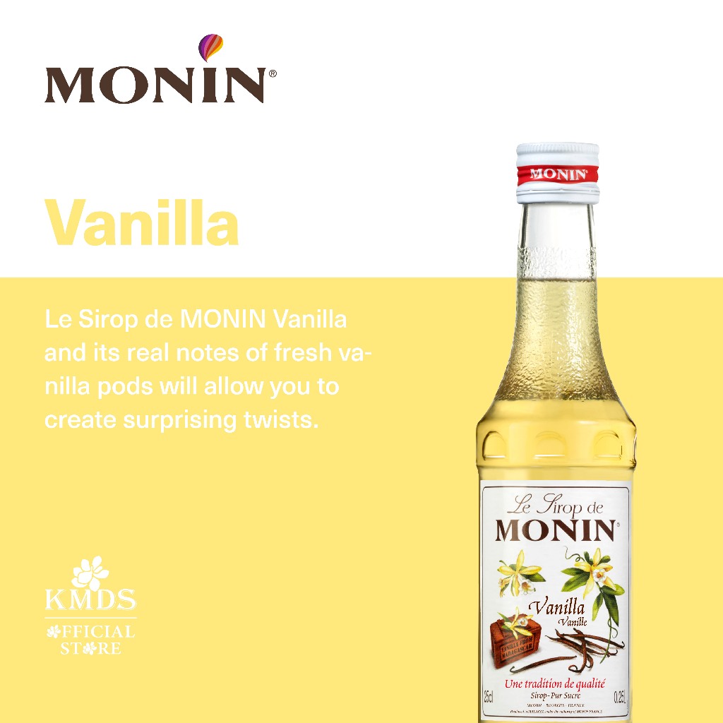 

Monin Vanilla Syrup 25 CL 250 ML