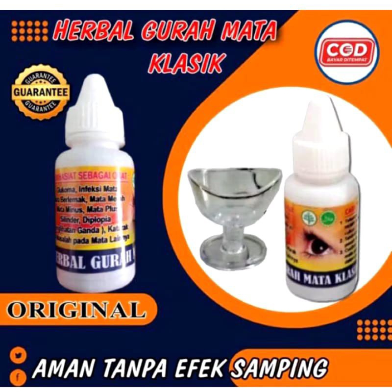Herbal Gurah Mata Klasik Mengatasi Semua Masalah Mata Tanpa Ada Efek Samping Original