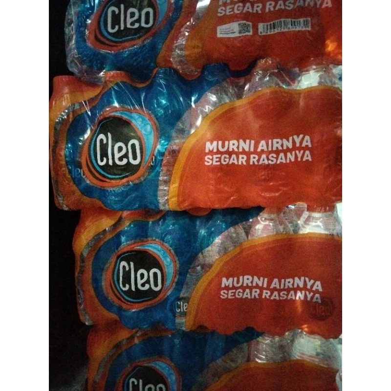 

Cleo mini 220ml 1 pack isi 24 botol