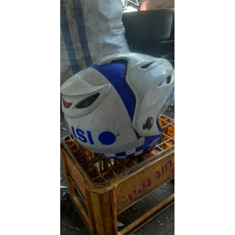 Helm NHK Edisi Pol Lantas original ukuran XL