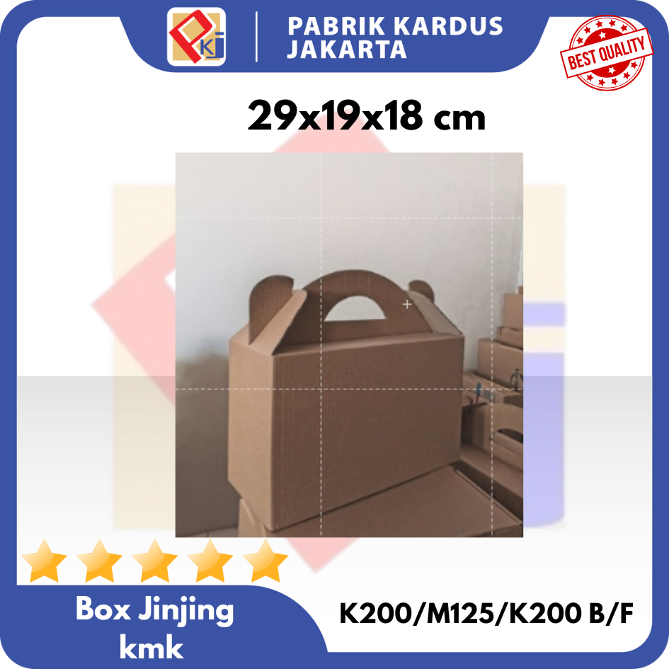 

Kardus Box Diecut/Box Hampers/Box Jinjing uk 2919x18 cm dus baru(paket 10 PCS) dus kemasan hampers, parcel tengtengan