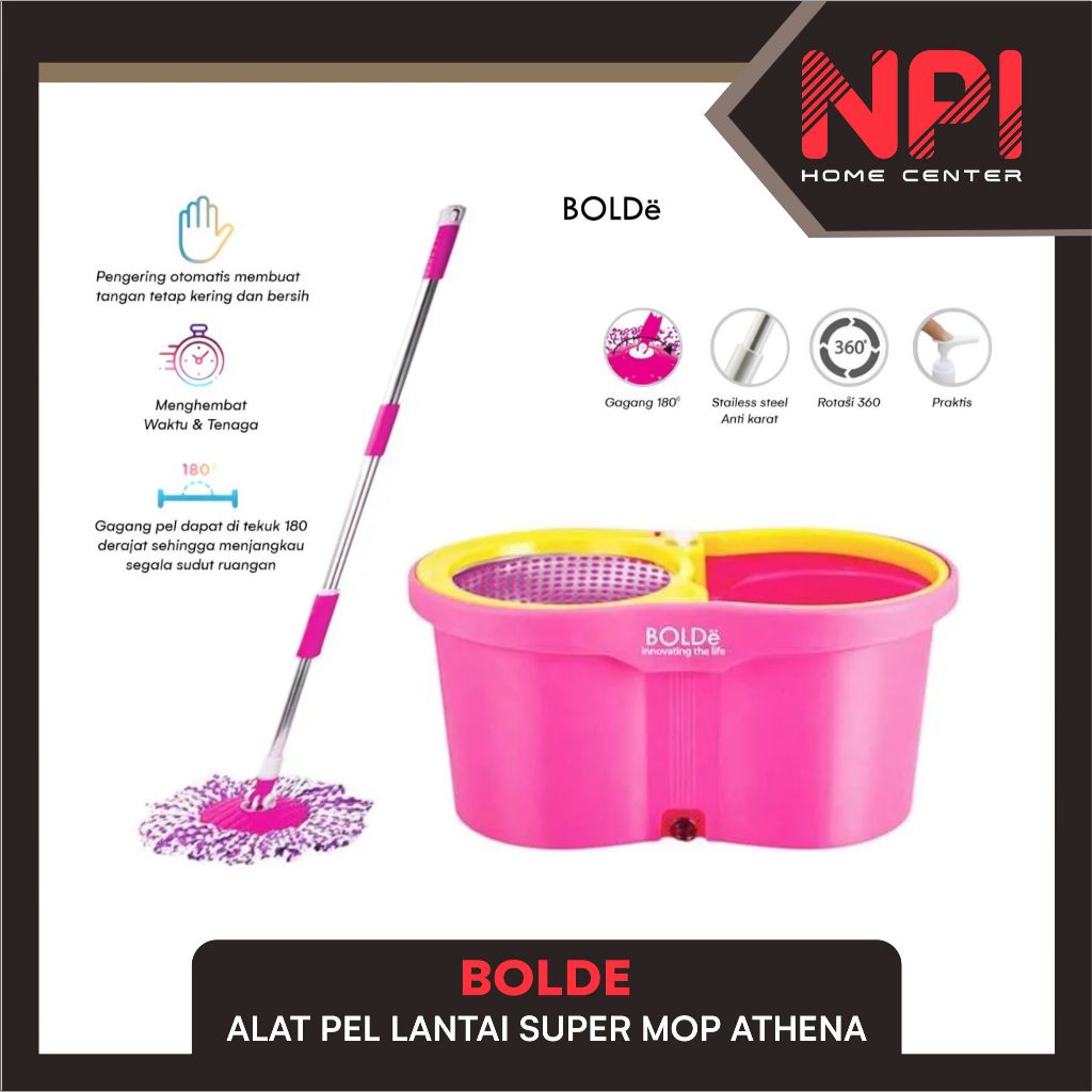 Bolde - Alat Pel Lantai Super Mop / Supermop Athena
