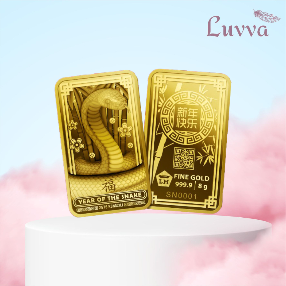 Logam Mulia Antam Press ( LM ) Edisi Imlek Series Ular 8GR