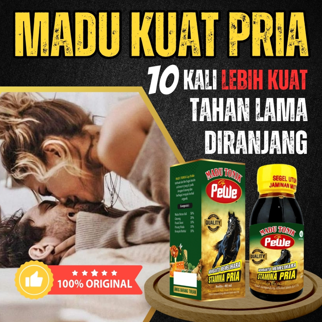 

Madu Tonik 100% Asli Madukuat Herbal Alami Solusi Kejantanan Pria Perkasa Kuat Tahan Lama Di Ranjang