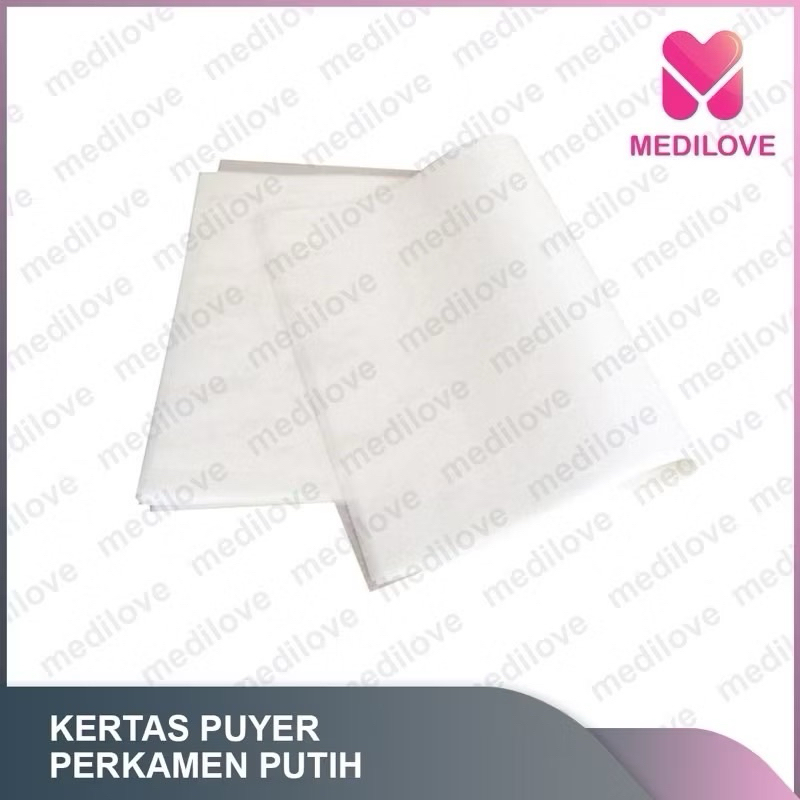 Kertas puyer isi 500 / KERTAS PUYER PERKAMEN / Kertas Obat abu abu / Kertas Puyer abu abu / Kertas P