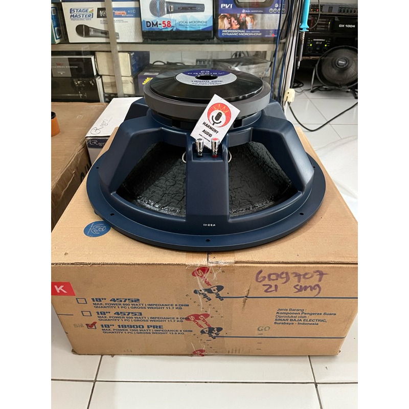 Speaker Prodigy 18900 Premier 18 inchi Subwoofer 1000 Watt by SBE