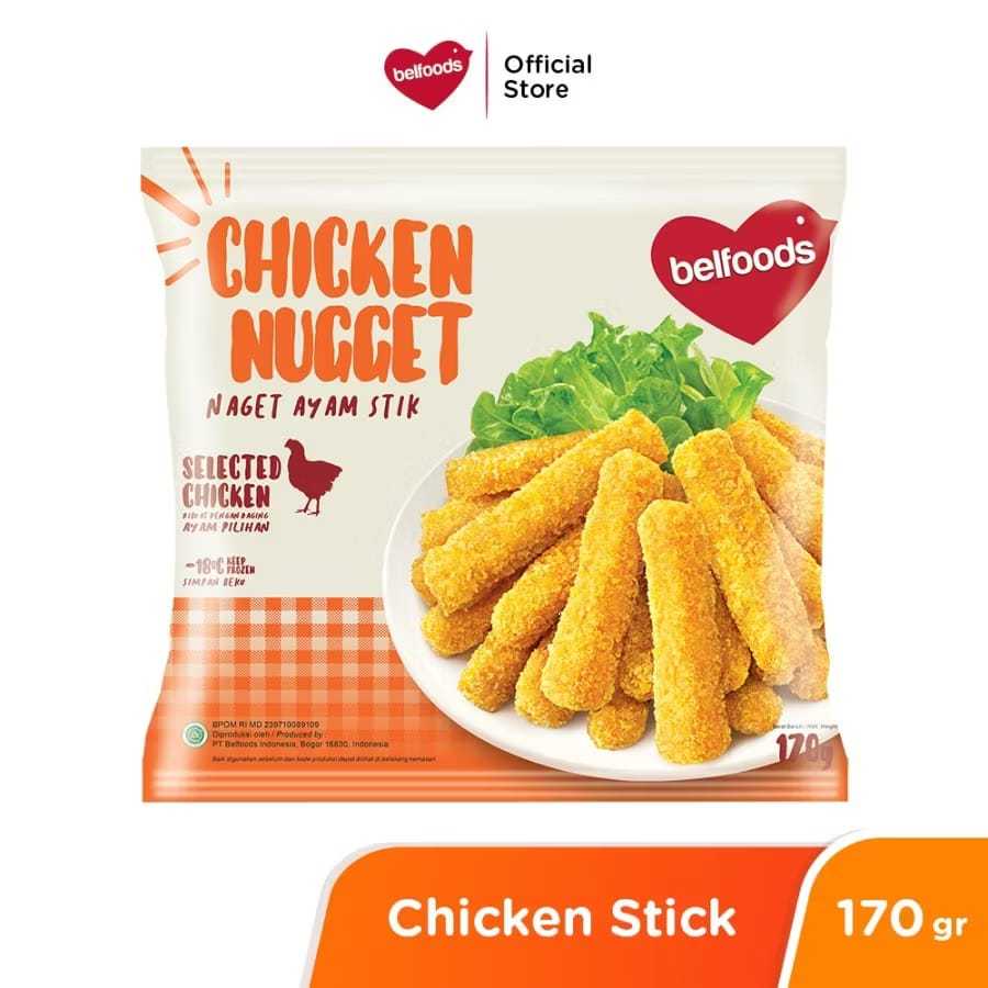 

BELFOODS Chicken Stick 170gr SAMEDAY / INSTAN ONLY