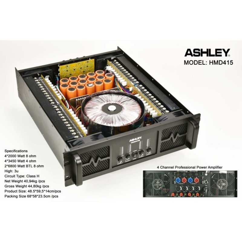 Ashley HMD 415 Power Amplifier