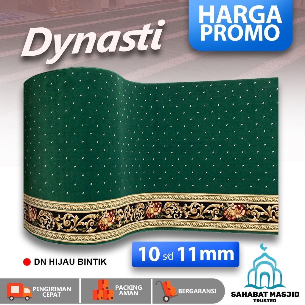 Karpet Masjid Dinasty / Tebal 11mm   / Karpet  Meteran / Sajadah Masjid / 0,5 Meter