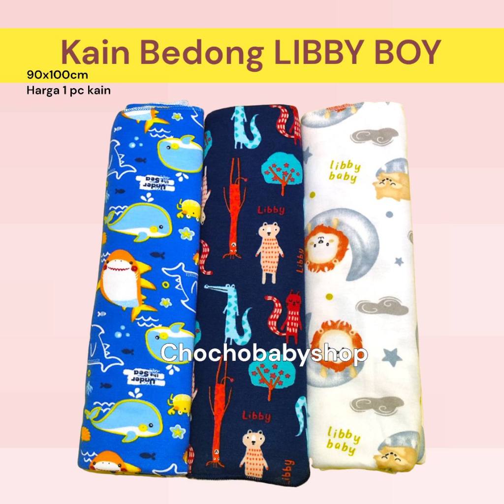 Kain Bedong LIBBY BOY / Kain Bedong Bayi Baru Lahhir LIBBY