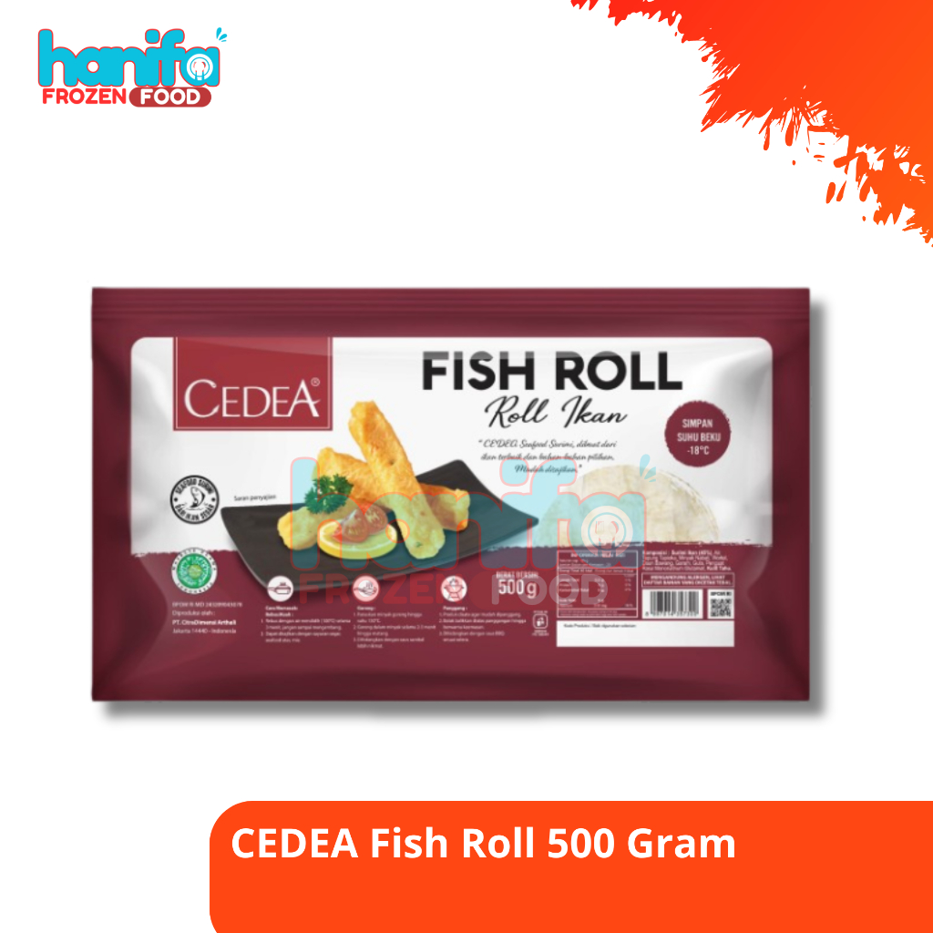 

CEDEAFish Roll 500 gram | Ikan Gulung 500 g enak olahan seafood frozen food