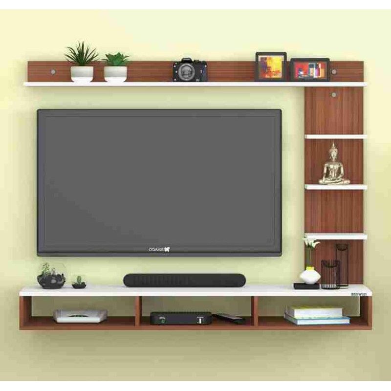 set rak dinding tv minimalis. untuk tv 32-43 inch, rak tv, set furnitur tv, rtv 02.