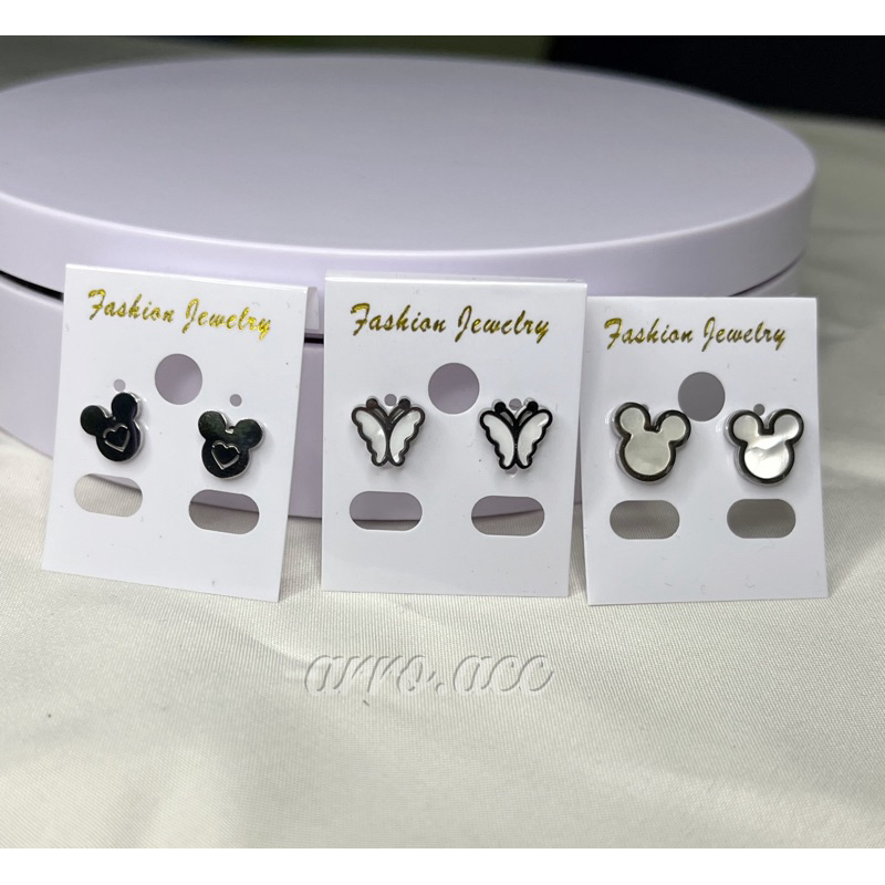 Anting Titanium Unik Anti Karat / Anting Wanita Titanium