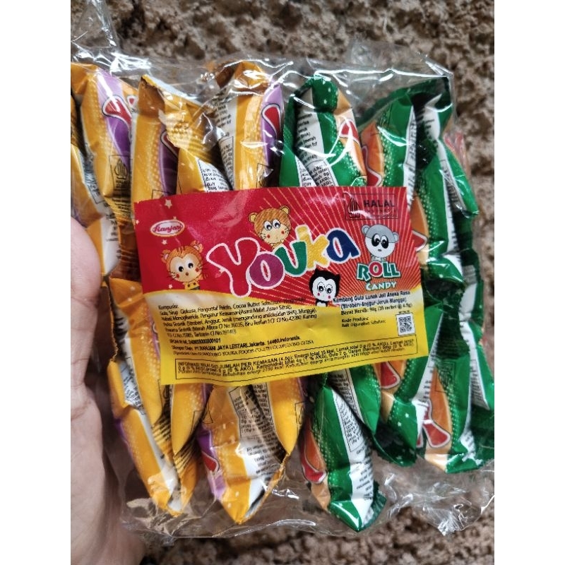 

Youka Roll Candy 1 Pack isi 20 Pcs