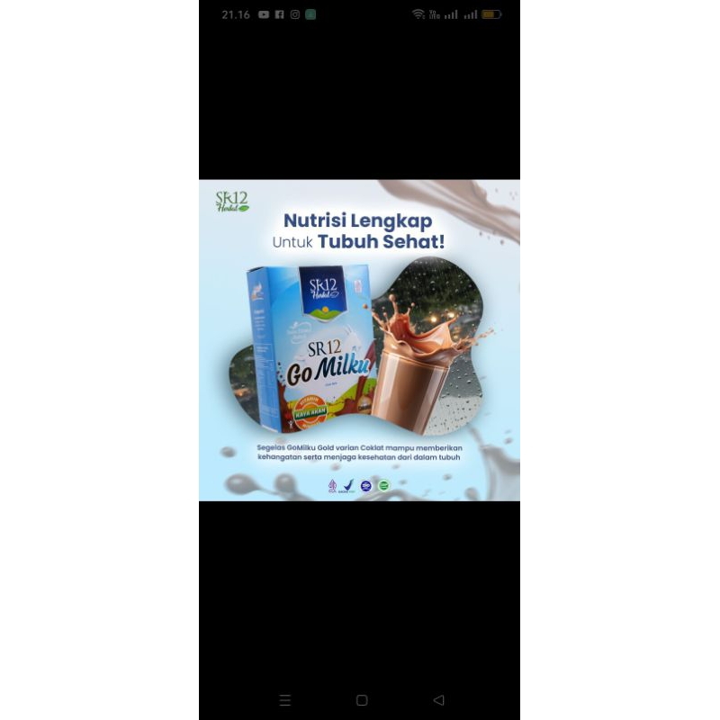 

SUSU KAMBING ETAWA SR12 GOMILKU