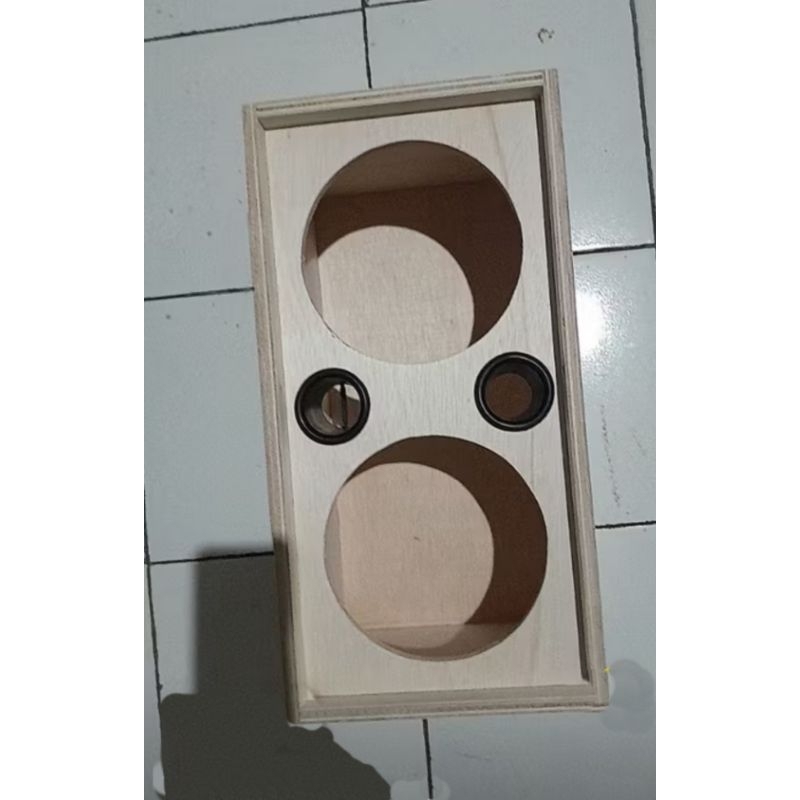 BOX SPEAKER 8 INCH DOUBLE tebal triplek 12mm