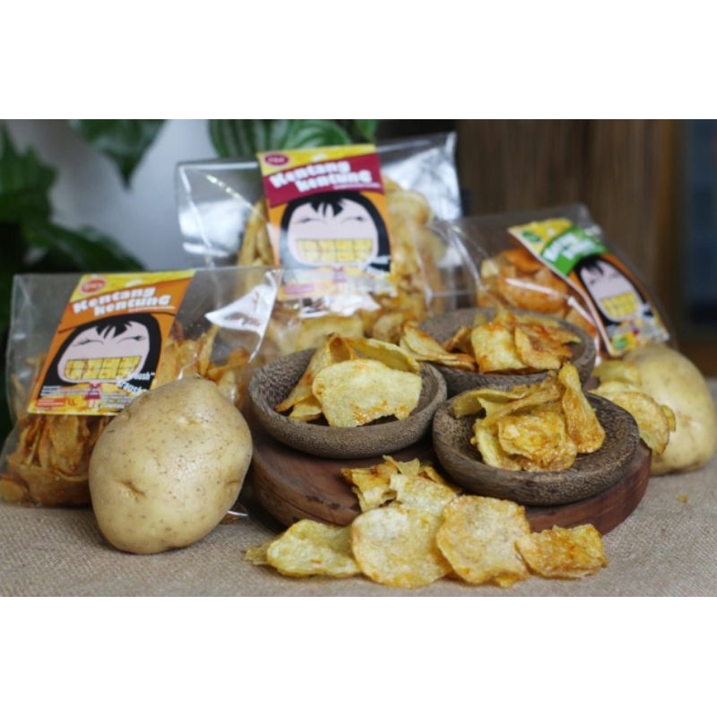 

keripik kentang kentung hot