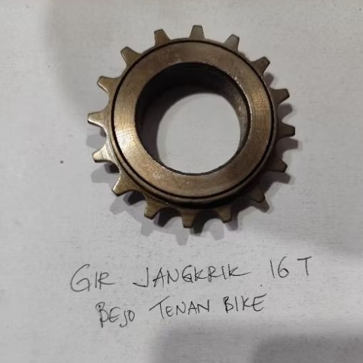 gir jangkrik 16 T,freewheel jangkrik tawon exotic