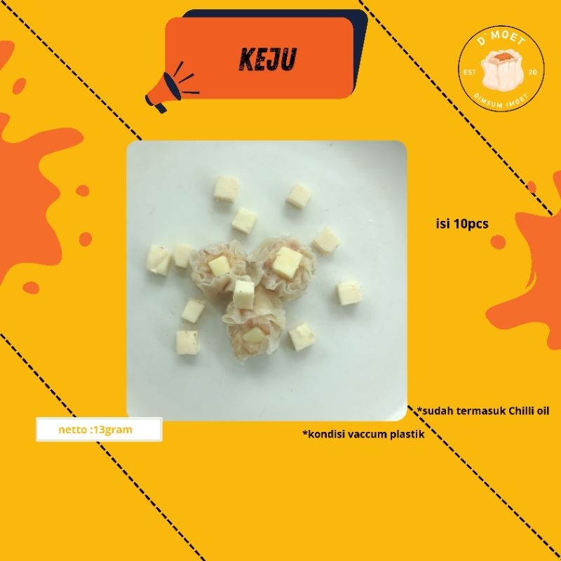 

D'MOET DIMSUM IMOET MINI TOPPING KEJU ISI 10PCS