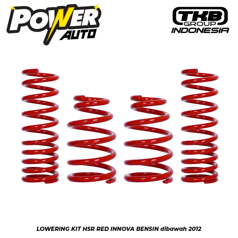 LOWERING KIT HSR RED INNOVA BENSIN DI BAWAH 2012