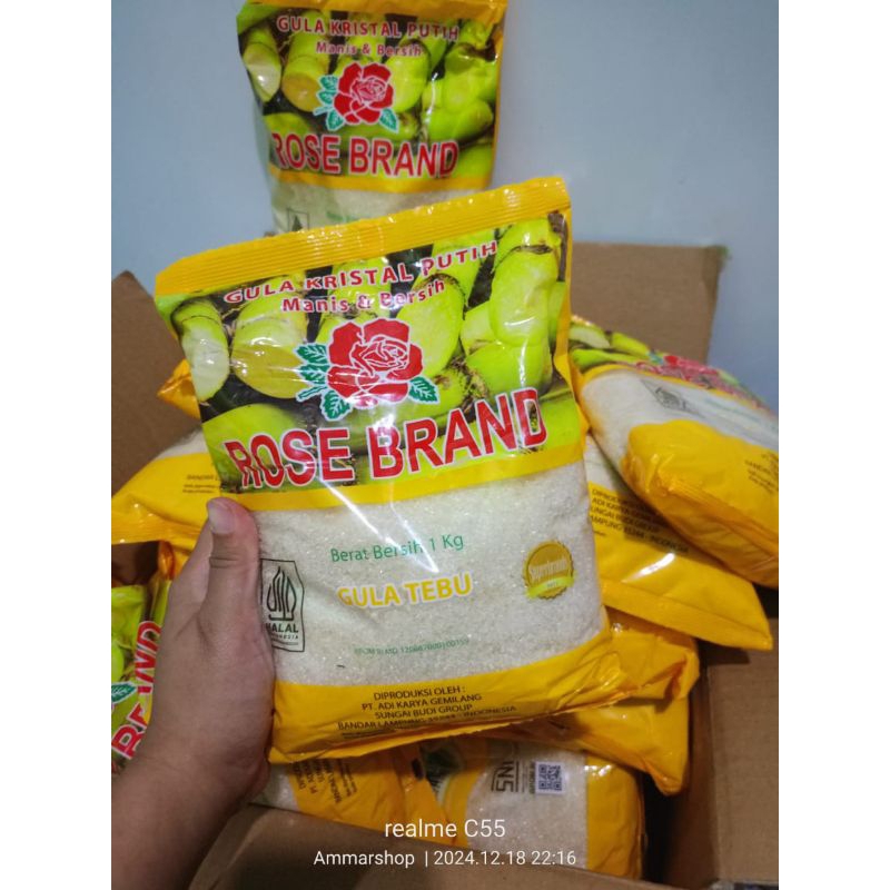 

Rose Brand Gula Pasir Kemasan 1kg