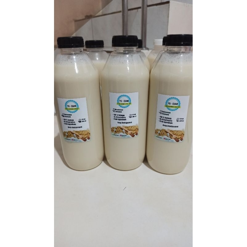 

Susu Kacang Kedelai Murni Asli Homemade Soy Milk Soya 1000ml 1 Liter