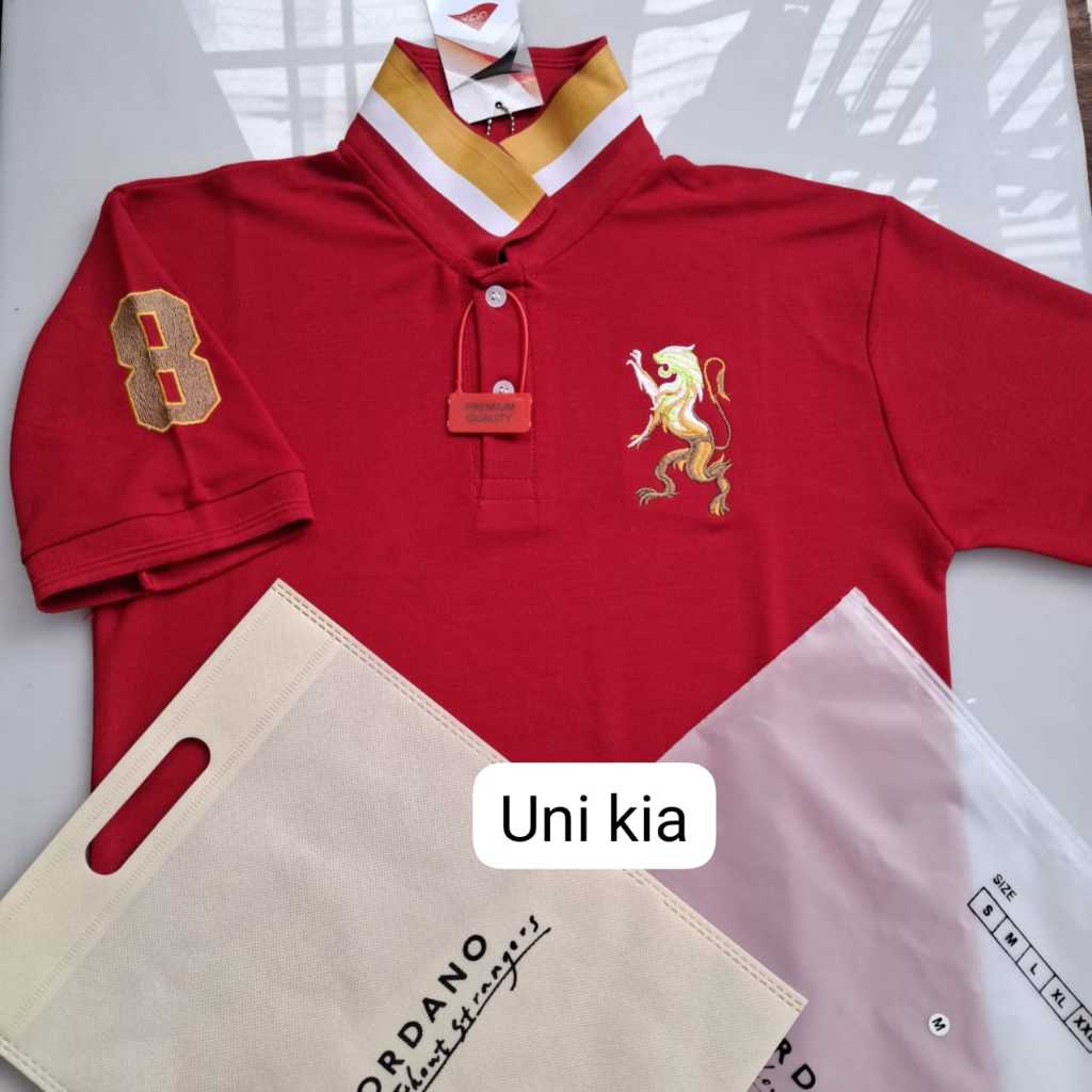 Kaos polo GIORDANO Pria kerah / Kaos Kerah Pria